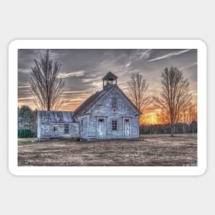 Memories of A One Room Schoolhouse Sticker